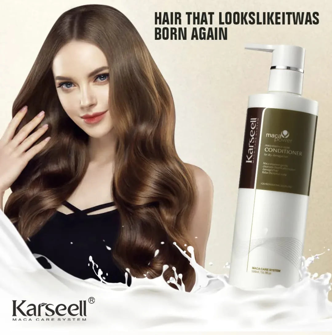 Combo Karseell Aceite,Shampoo y Acondicionador