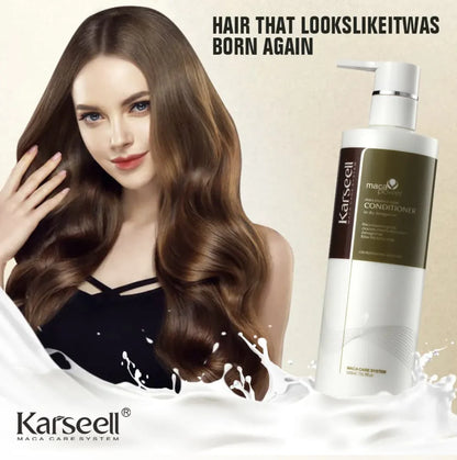 Combo Karseell Aceite,Shampoo y Acondicionador